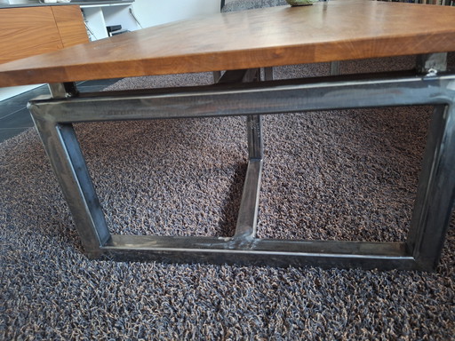 Industrial coffee table