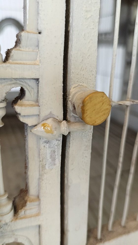 Image 1 of Jaula de pájaros victoriana francesa de mediados de siglo