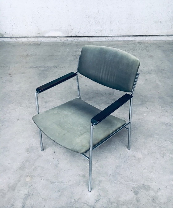 Image 1 of Midcentury Modern Dutch Design Armchair by Gijs Van Der Sluis, Netherlands 1960s