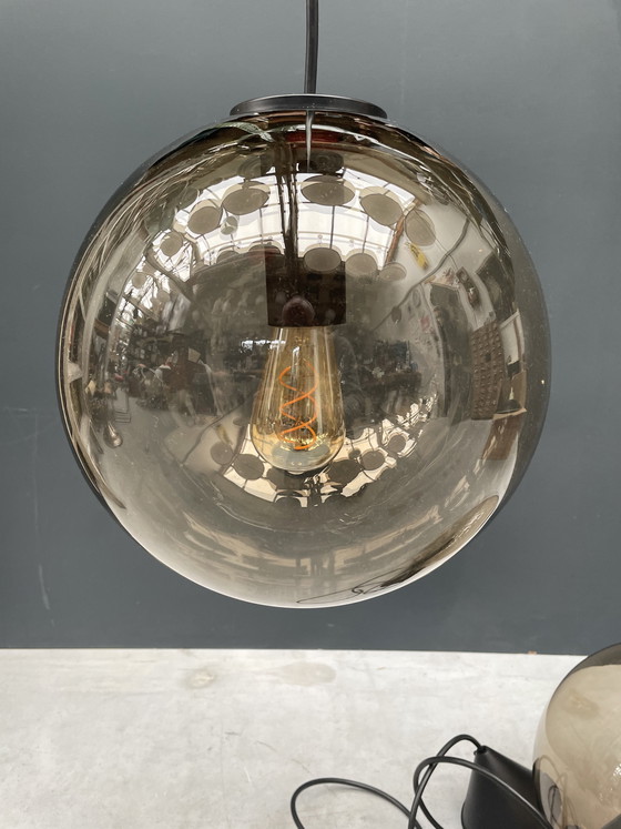 Image 1 of Rookglazen Schullampen, 70er Jahre