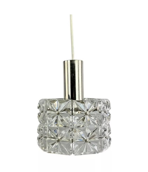 60er 70er Jahre Deckenlampe Glas Lampe Leuchte Kinkeldey Space Age 60s 70s