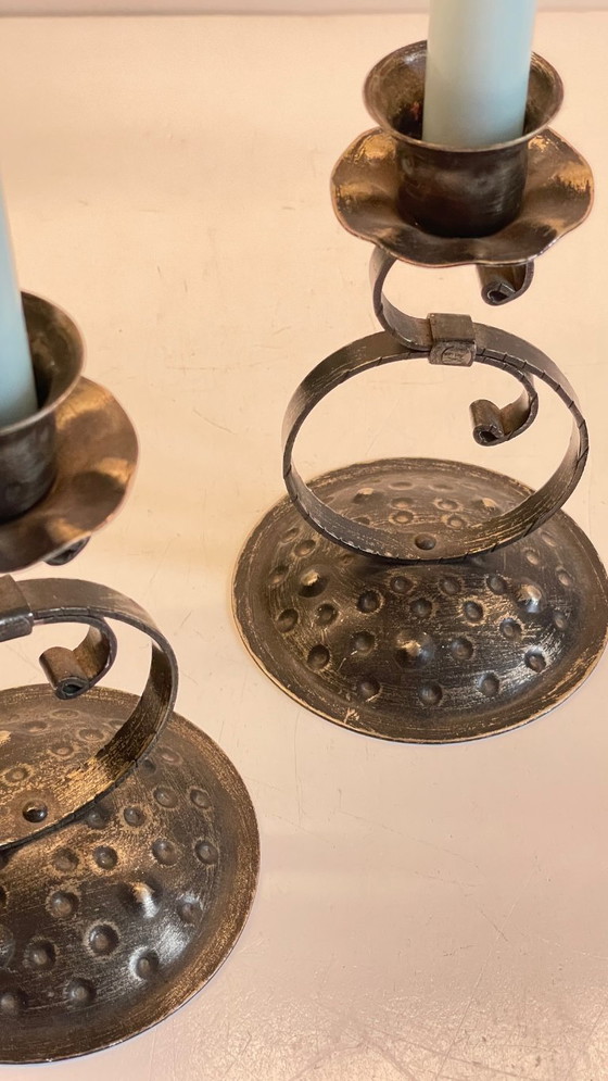 Image 1 of BOUGEOIRS Métal à Patine Noire VINTAGE