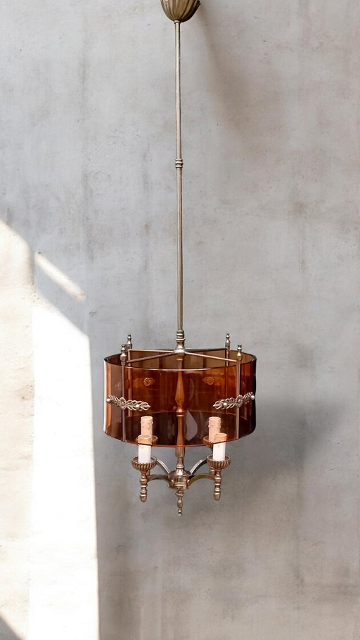 . Rarely beautiful and minimalist New Empire style chandelier.