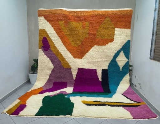 Traditioneller handgeknüpfter Beni-Ouraine-Teppich, Größe 200/300 cm – Ahrend, vloerkleden en tapijten, Wool