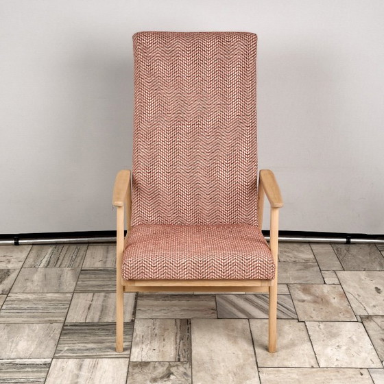 Fauteuil inclinable vintage avec repose-pieds, années 1960, Tchécoslovaquie – Český Nábytek (photo 7 of 19)