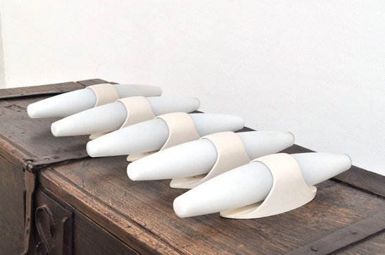 Image 1 of Vintage opaline / bakelieten wandlampen Bo-Niko