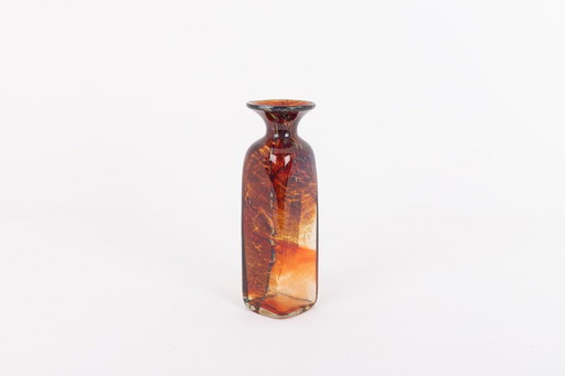 Art glass vase by Michael Harris for Mdina Maltese