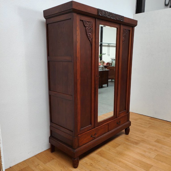 Image 1 of Vintage kledingkast garderobekast kleerkast demontabel.