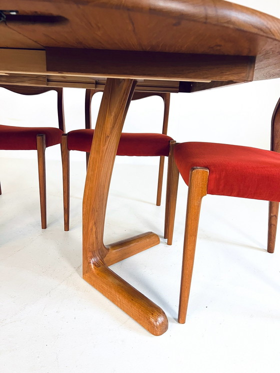 Image 1 of Extendable Dining Table Johs. Kristoffersen & Son