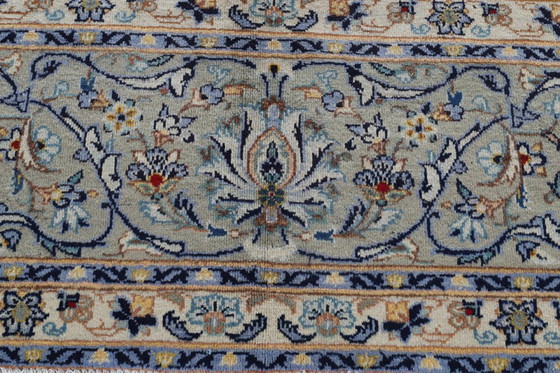 Image 1 of Perzisch tapijt Kashan, gesigneerd, 4,20 x 3,15 cm, Oosters tapijt, fijn, nr. 24607