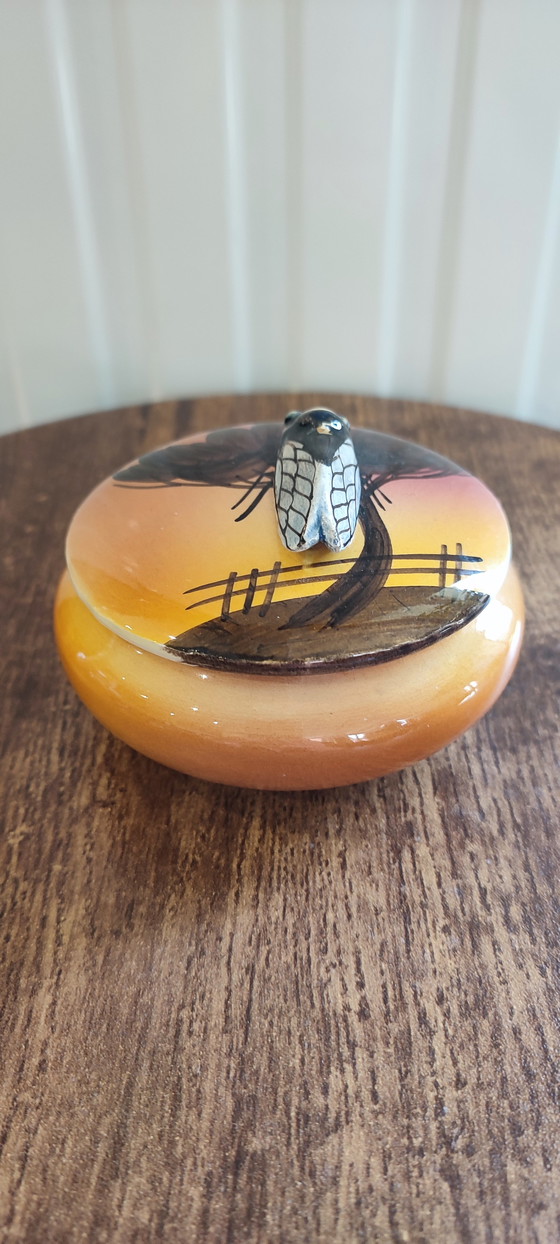 Image 1 of Bonbonnière cigale Louis Sicard in Vallauris