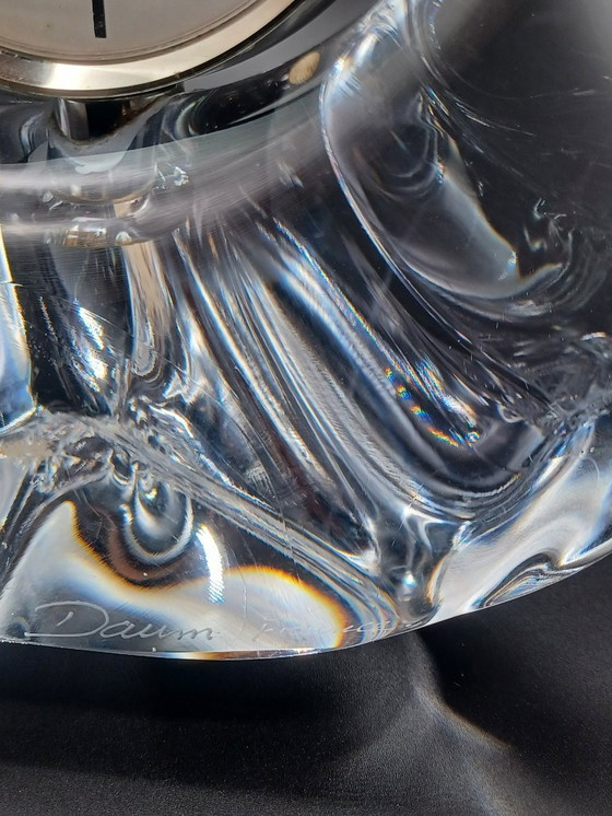 Image 1 of Horloge Pendule en cristal DAUM 