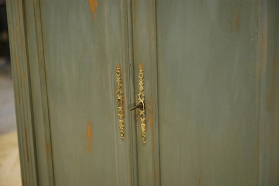 Buffet deux corps en orme patiné, années 1940 – Armoires de rangement, Bois, Vintage (photo 6 of 11)