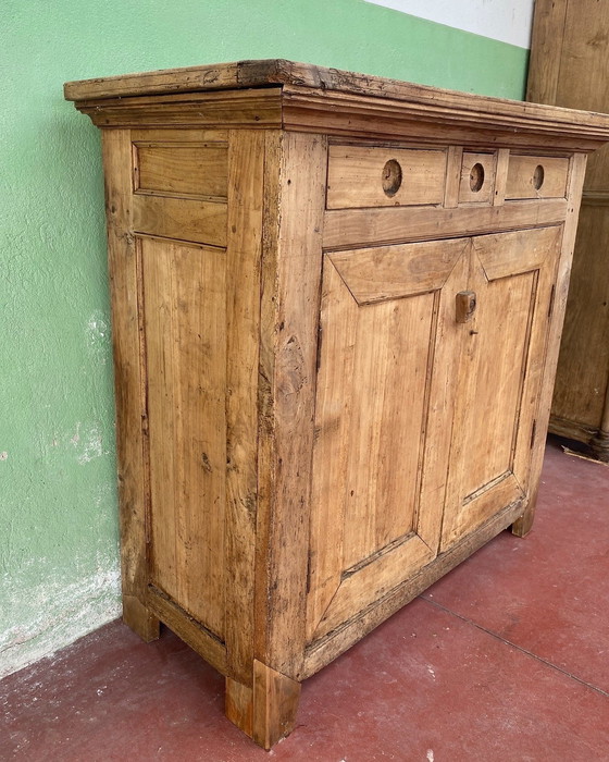 Image 1 of Credenza bassa rustica italiana del 800