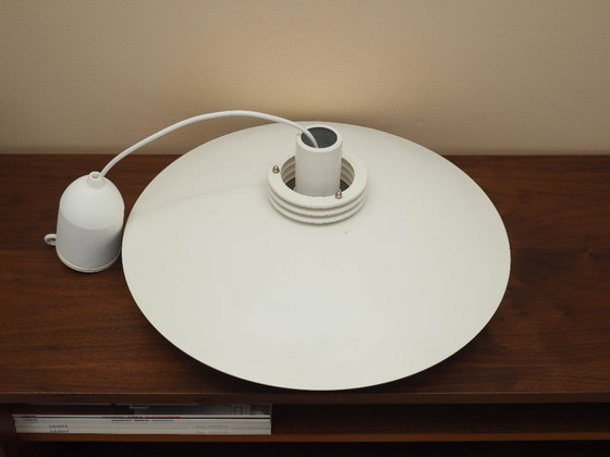 Lampada a sospensione Lyfa con sospensione regolabile, design danese degli anni '70, paralume in metallo (photo 14 of 15)