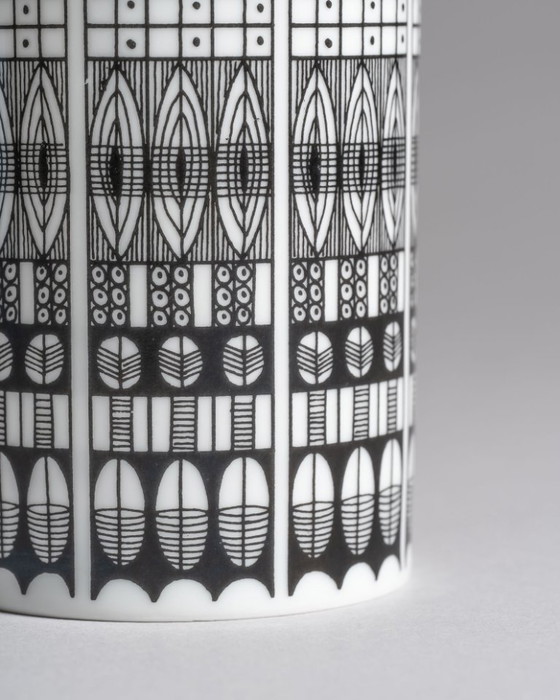 Image 1 of Rare Porcelain XL Vase Duo Hans Theo Baumann Rosenthal Germany 1963 H40cm MCM