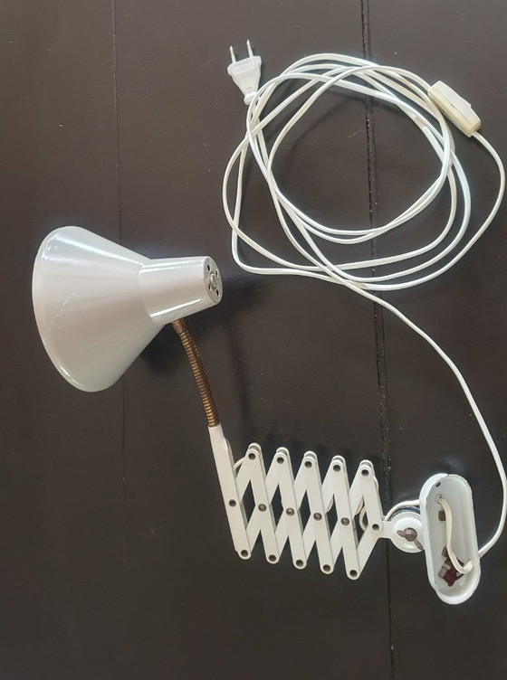 Image 1 of Vintage Scissor Lamp Hala Zeist - metal