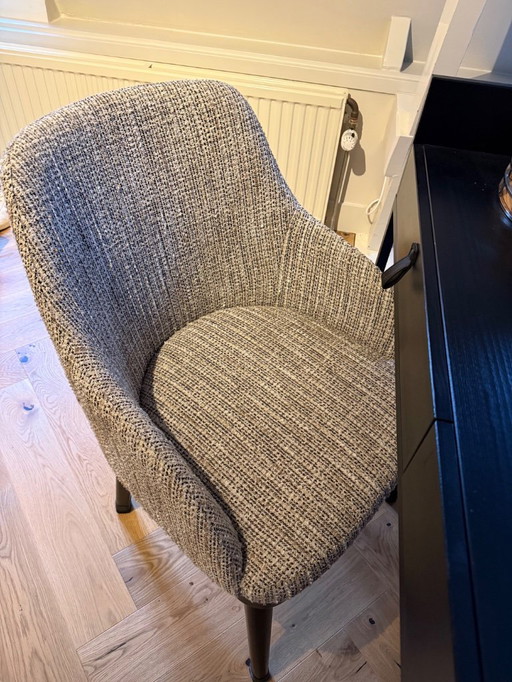 Sedia da pranzo Costa di Eichholtz Mademoiselle Beige