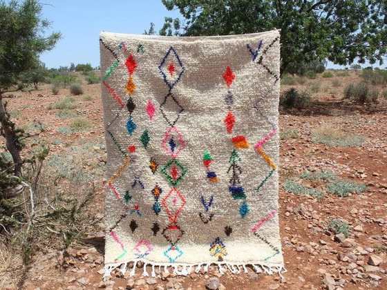 White decorated tablecloth 240cm x 140cm – Rugs & carpets, Wool (photo 10 of 10)