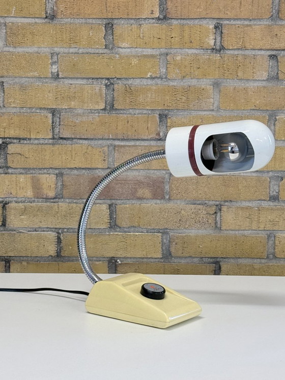 STC Space Age Bureaulamp, Hong Kong, Jaren 70 – Bureaulampen, Metal, Plastic (photo 5 of 12)