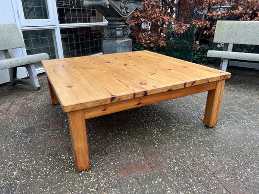 Table basse en pin des années 1970, Sven Larsson