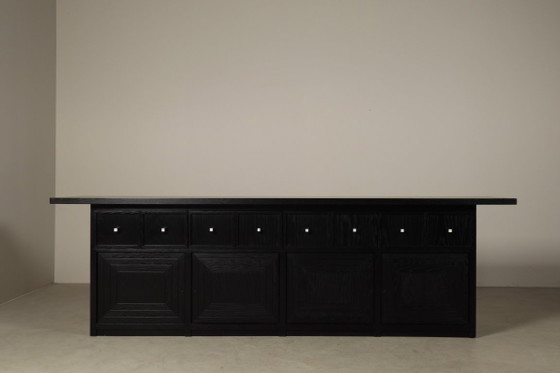 Credenza Architettonica Monumentale in Legno Ebanizzato, Belgio, anni '90 – Credenze (photo 15 of 16)