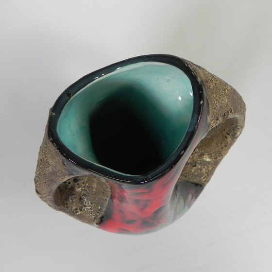 Image 1 of Vallauris Fat Lava Vase, 1950er Jahre