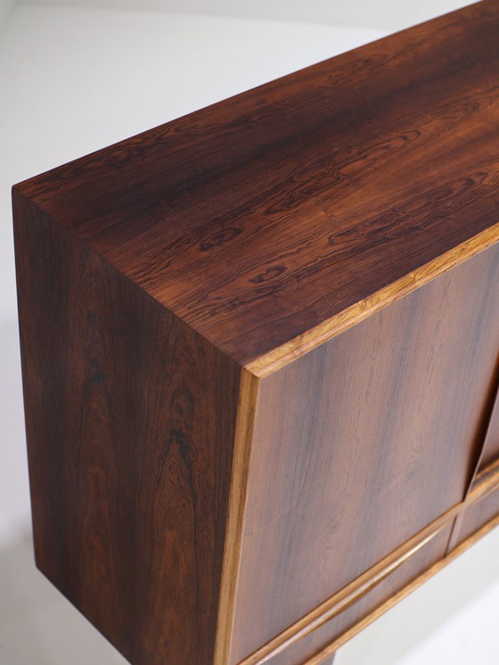 Image 1 of Credenza alta con barra in palissandro di E.W. Bach, danese, vintage anni '60