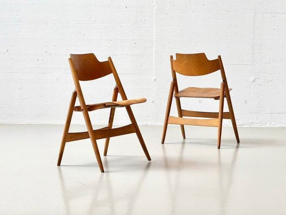 Image 1 of 2 sillas plegables SE 119 de Egon Eiermann para Wilde + Spieth