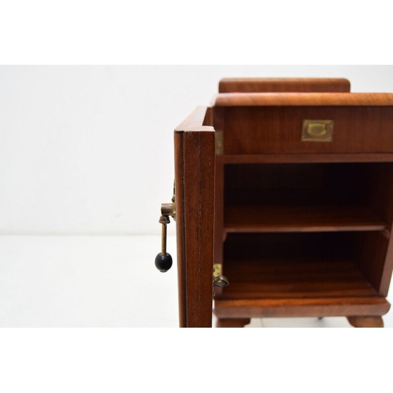 Image 1 of Mid-century Toalet wood night stand, Czechoslovakia 1950s