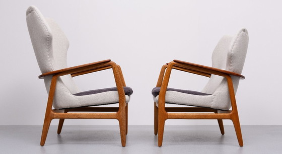 Image 1 of Arnold Madsen y Henry Schubell, par de sillones orejeros Bovenkamp Holanda 1960