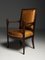 Franse leren fauteuil, 19e eeuw (photo 2 of 24)