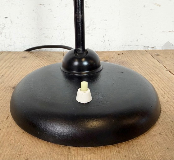 Image 1 of Lampada da tavolo nera vintage di Christian Dell per Kaiser Idell, anni '30