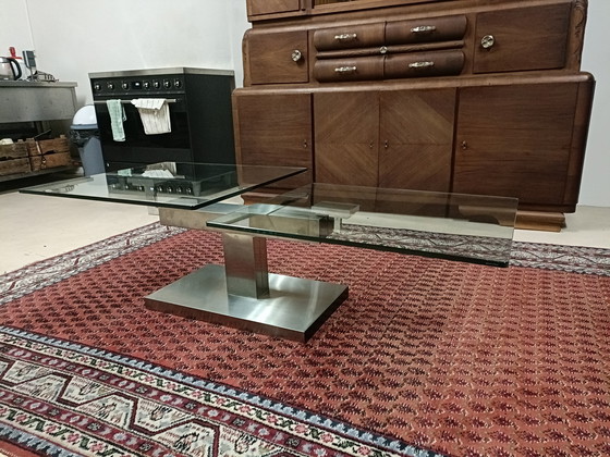 Image 1 of Table basse extensible en verre