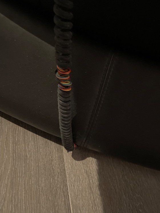 Himolla Sillones reclinables, cuero negro (foto 6 de 6)