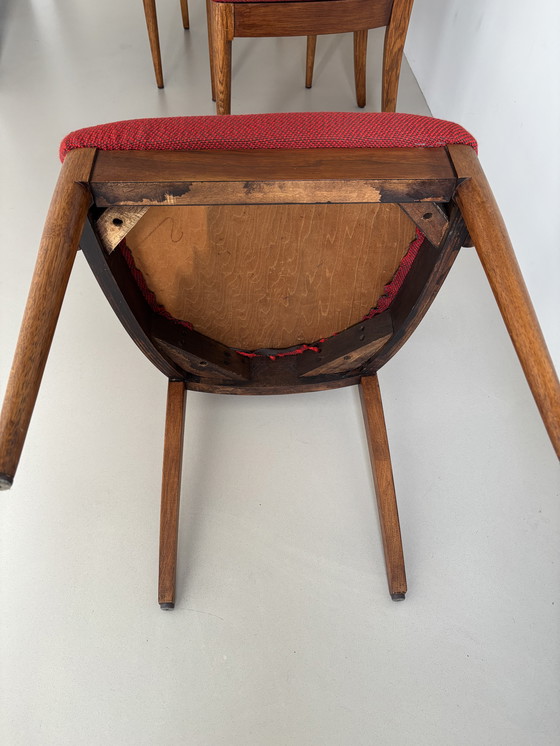 Image 1 of 3 Chaises de salle à manger Broyhill Brasilia en noyer Mid Century