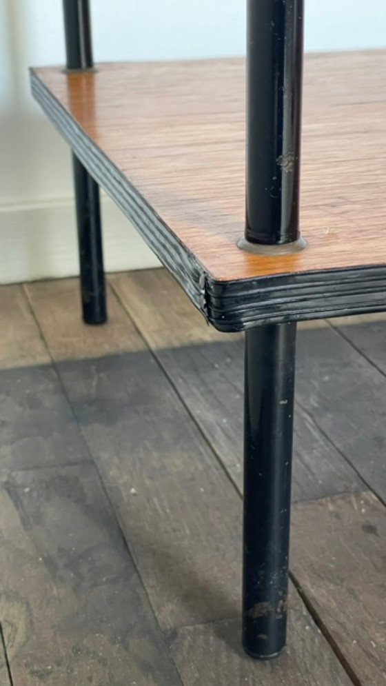 1960 Double-Tier Coffee Table – Saint Gobain, Brass, Metal (photo 11 of 31)