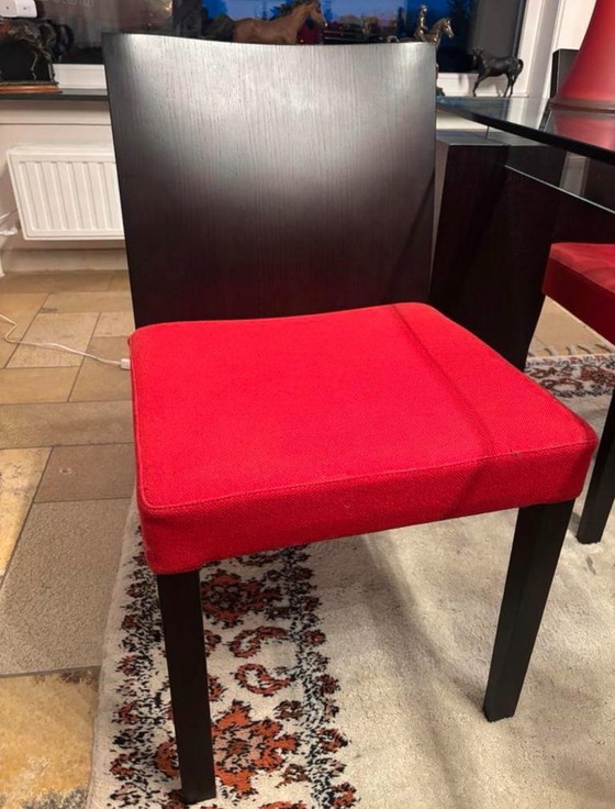 Image 1 of Vintage dining table Roche Bobois + 6 chairs