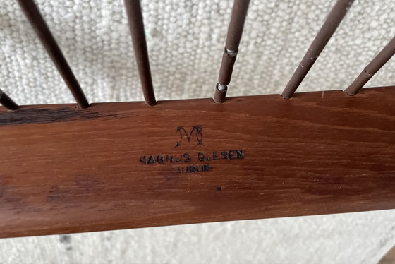 Image 1 of Paper Knife fauteuil van Kai Kristiansen voor Magnus Oleson, vintage uit het midden van de vorige eeuw.