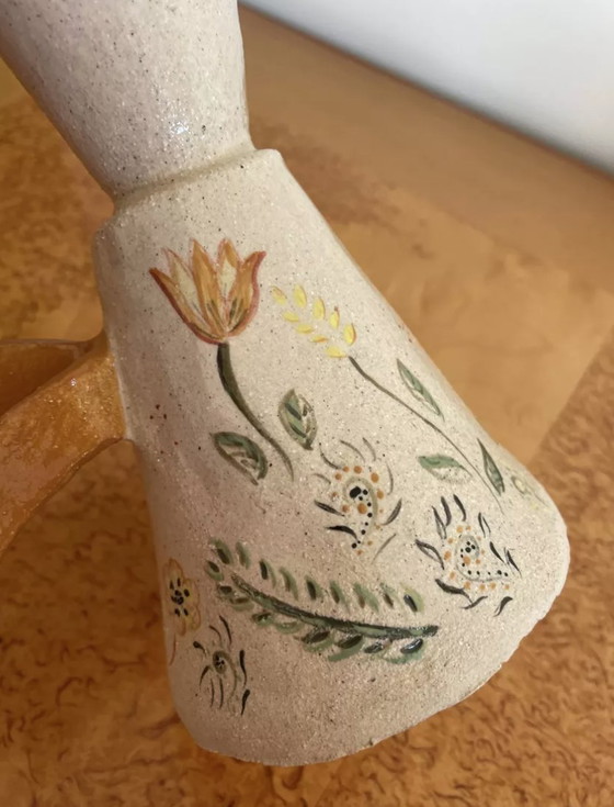 Image 1 of Keramikkrug Bemalt Handwerklich