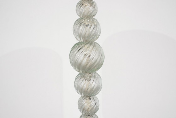 Image 1 of Murano glass and bronze floor lamp attributed to Seguso Vetri, Italy 1950s.
