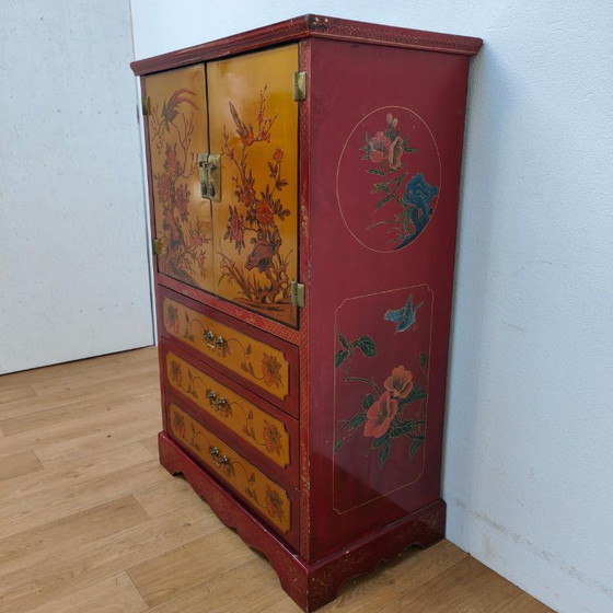 Credenza nuziale cinese vintage Chinoise – Credenze con vetrina, Wood (photo 7 of 21)