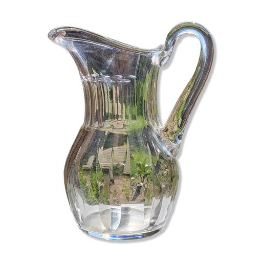 Crystal pitcher from Saint Louis, Cerdagne model.