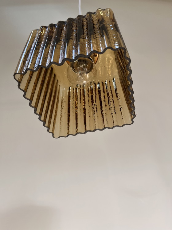 Vintage Art Deco Glass Pendant Light – Pendant lamps (photo 5 of 10)