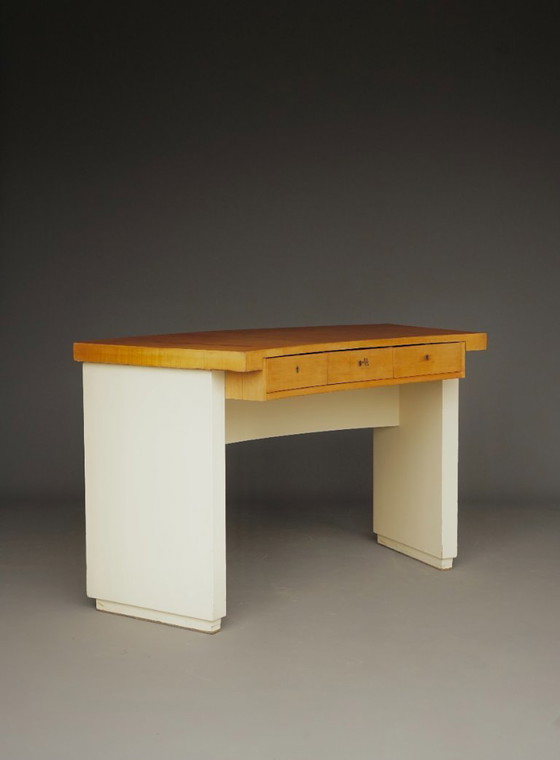 Image 1 of Klein Art Deco Bureau van Gebroeders Reens, jaren 1930