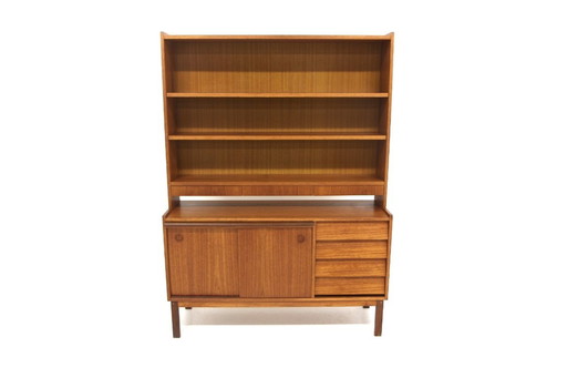 Scandinavisch teakhouten secretair bureau, Zweden, 1960