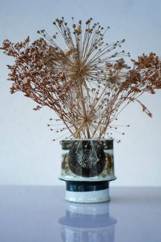 Image 1 of Mid-century modernist ceramic vase by Inger Persson for Rörstrand, Sweden, 1970s