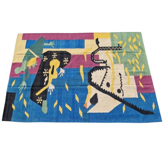 Tapisserie tissée à la main « La Tristesse du Roi » d'Henri Matisse | Laine | 269 × 191 cm (106 × 75 po) (photo 3 of 10)
