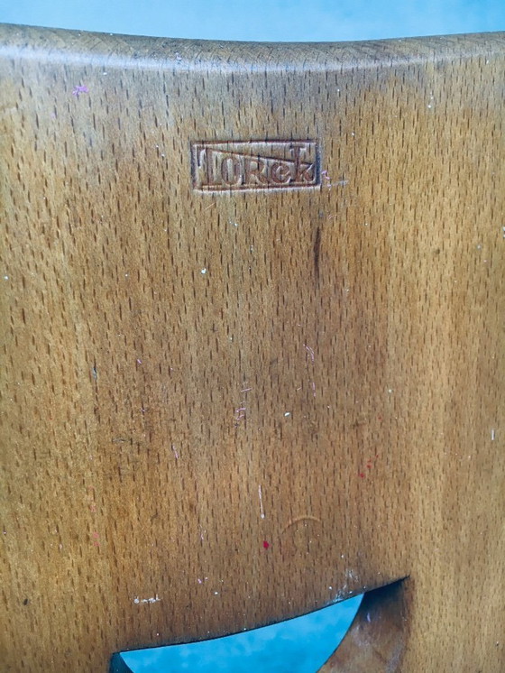 Image 1 of Vintage Belgische brutalistische design pub-caféstoelenset van Torck, België jaren 60