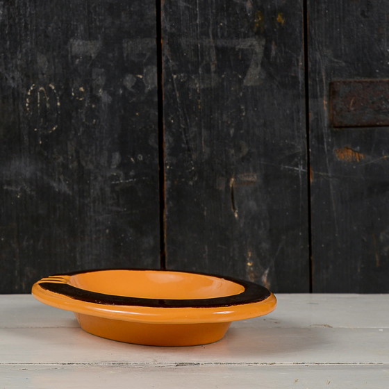 Vintage Orange Ceramic Rometti Ashtray Catchall – Table accessories (photo 5 of 8)